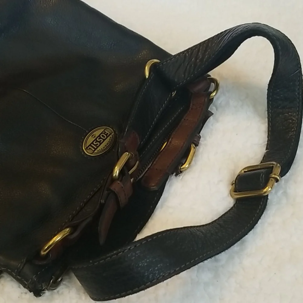 Fossil Explorer Crossbody Leather Y2K Bag PACKED